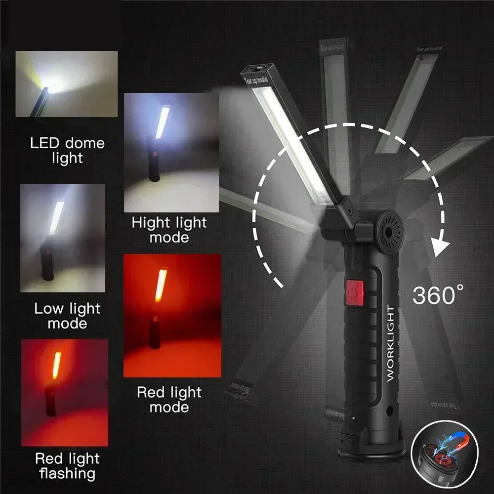 Portable COB LED Work Light US - Renewable Energy Sources ulasan dan harga