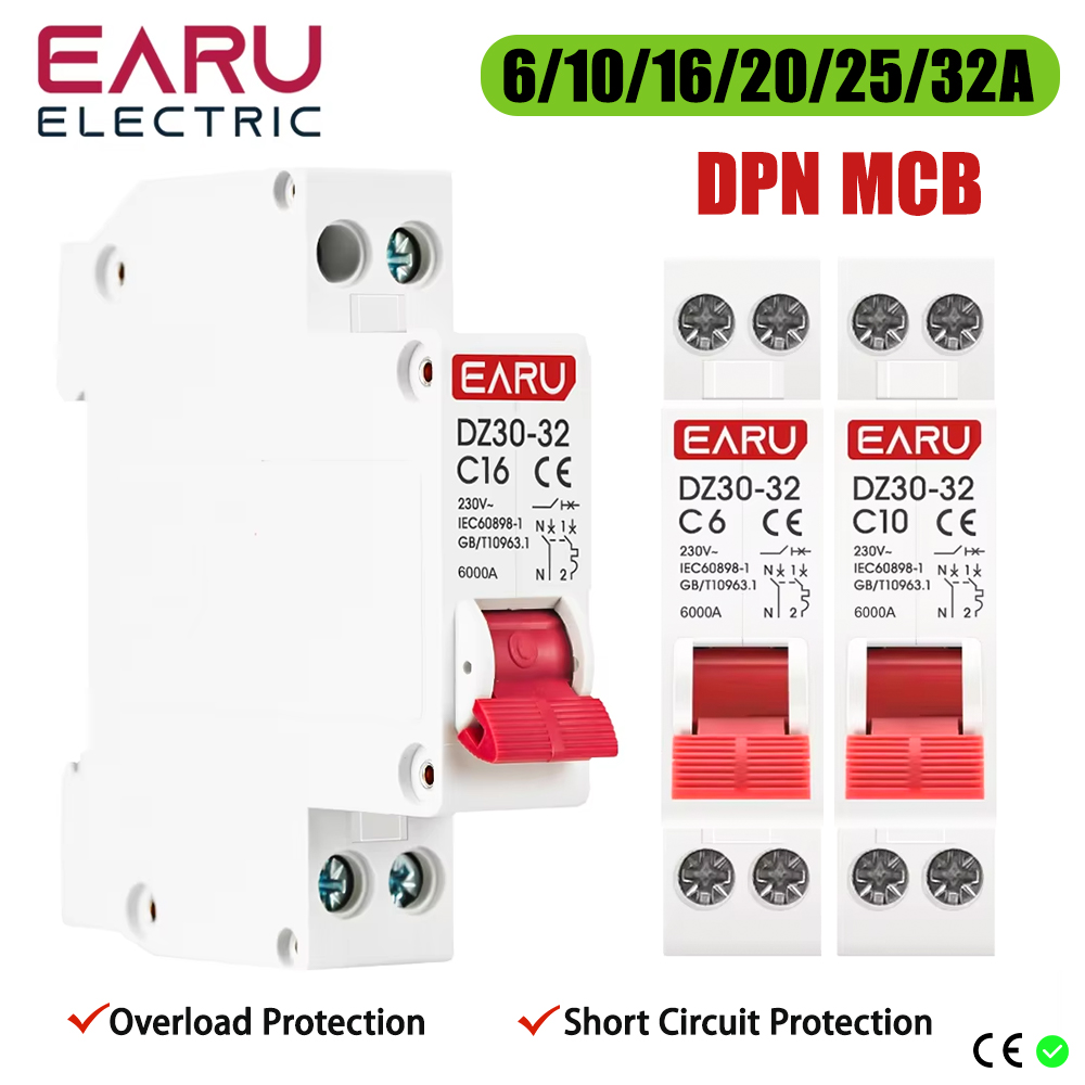 DZ30-32 DPN 1P+N Mini Circuit  - Din Rail Circuit Breaker ulasan dan harga