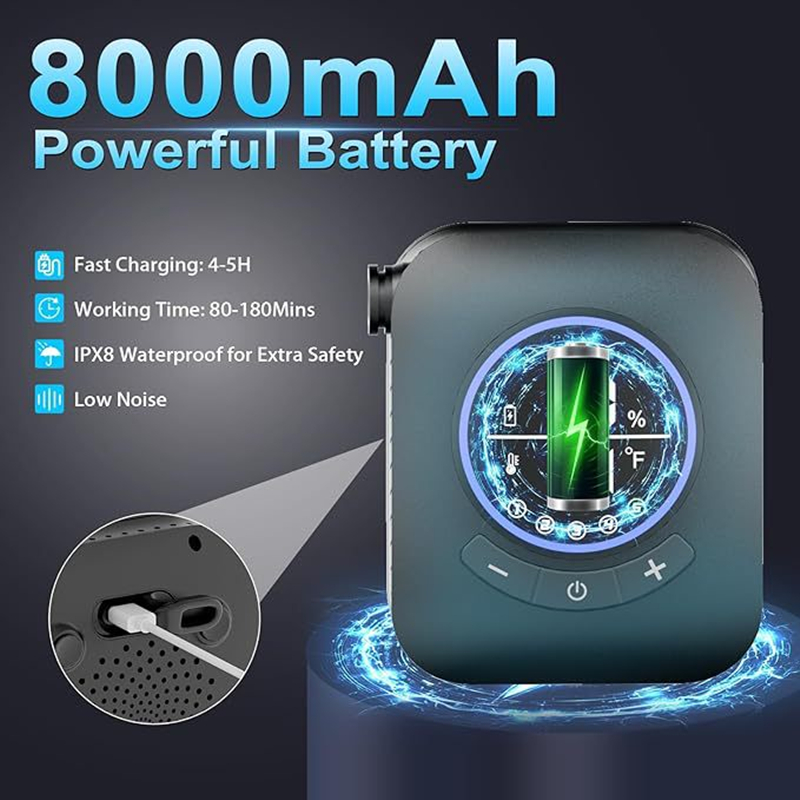 Camping Shower 3.6V 8000mAh IP - Renewable Energy Sources ulasan dan harga