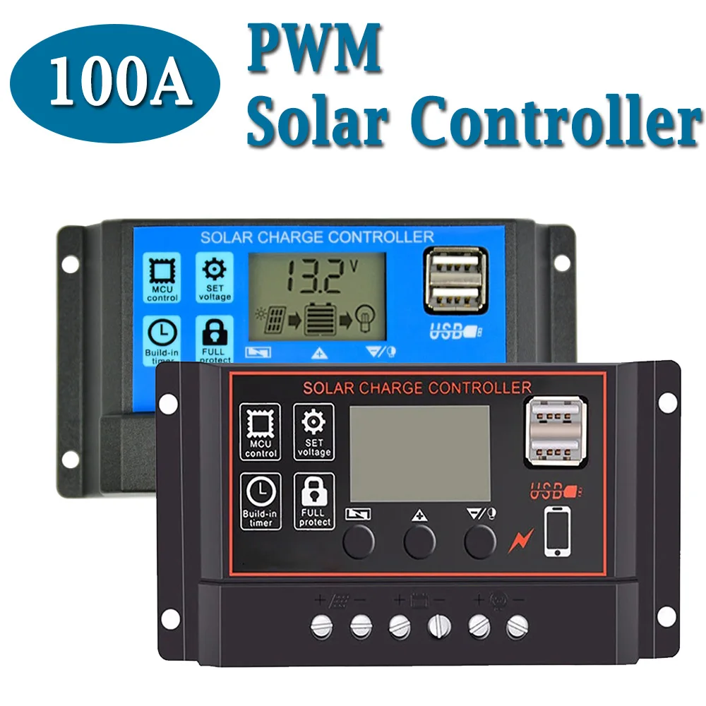 PWM Controller 100A 12V 24V Au - Pwm Charge Controller ulasan dan harga