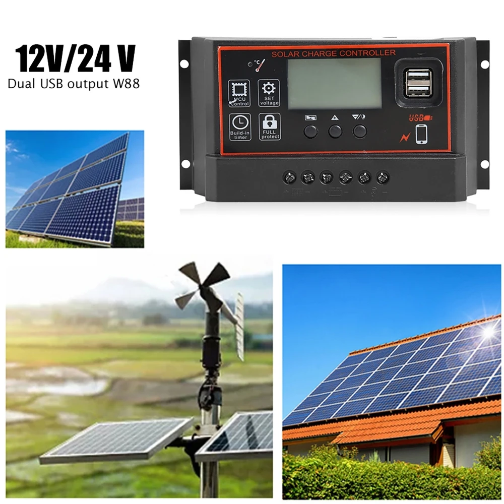 PWM Controller 100A 12V 24V Au - Pwm Charge Controller ulasan dan harga