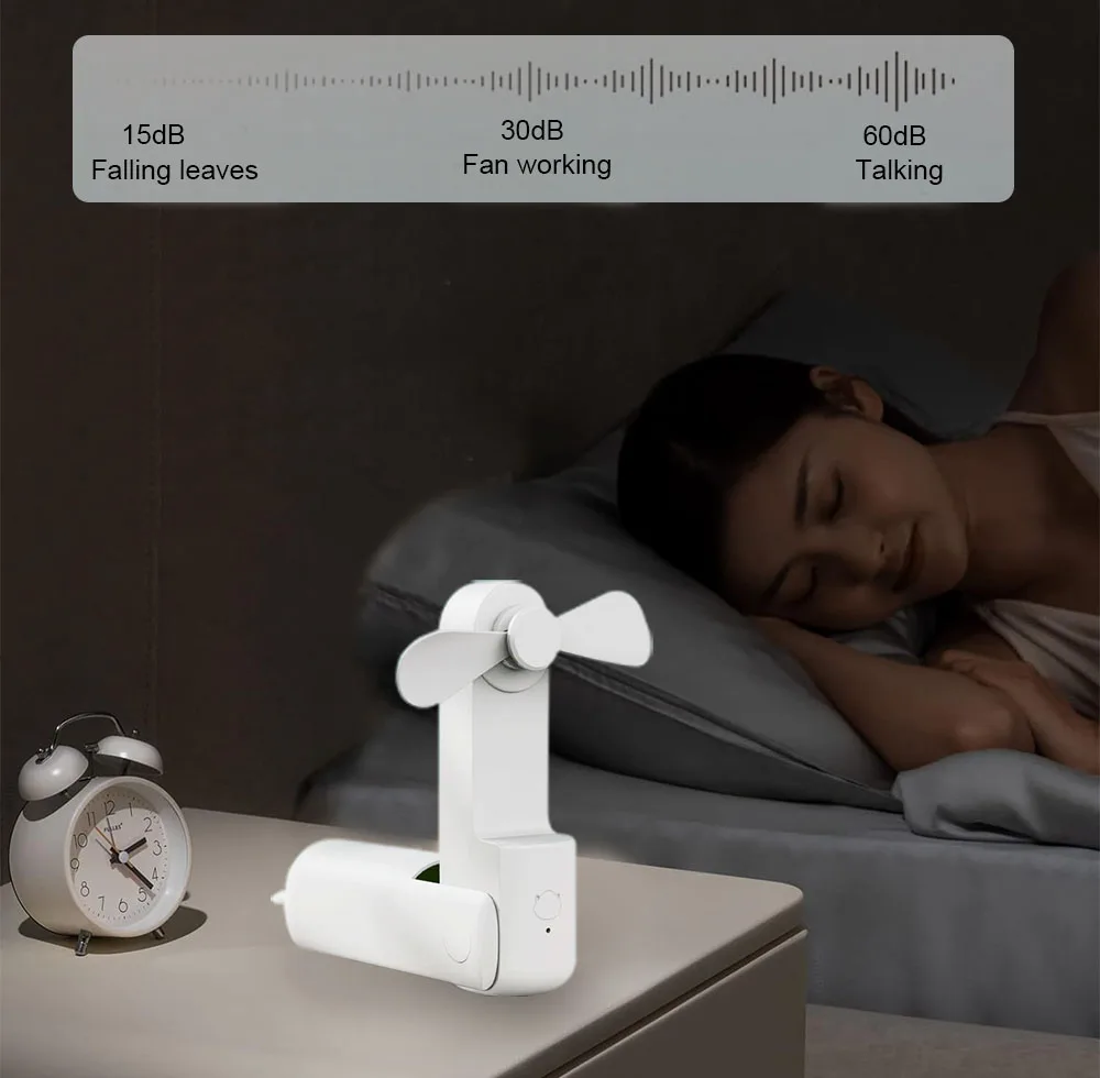 Portable Mini Fan 2000mAh USB  - Renewable Energy Sources ulasan dan harga
