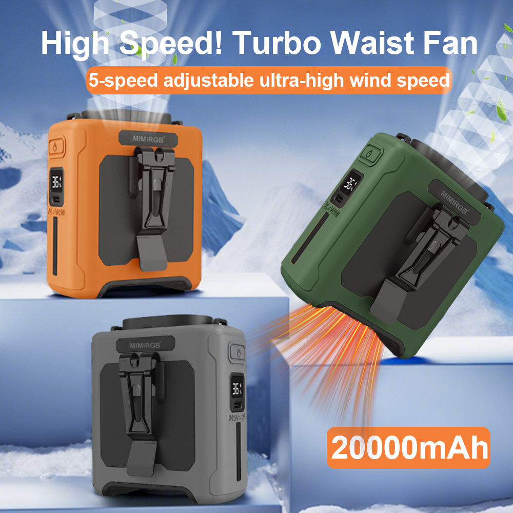 Waist Clip Fan Portable Hangin - Renewable Energy Sources ulasan dan harga