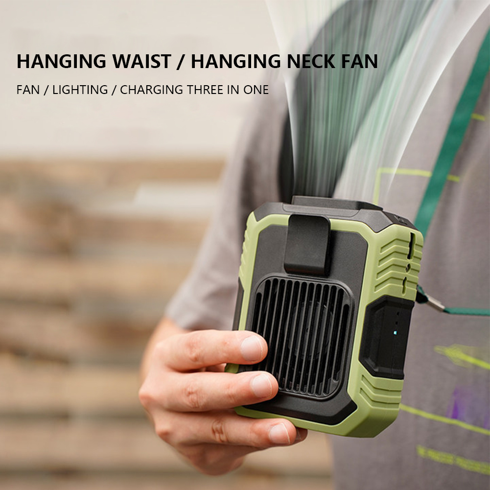 Mini Travel Wearable Waist Fan - Renewable Energy Sources ulasan dan harga