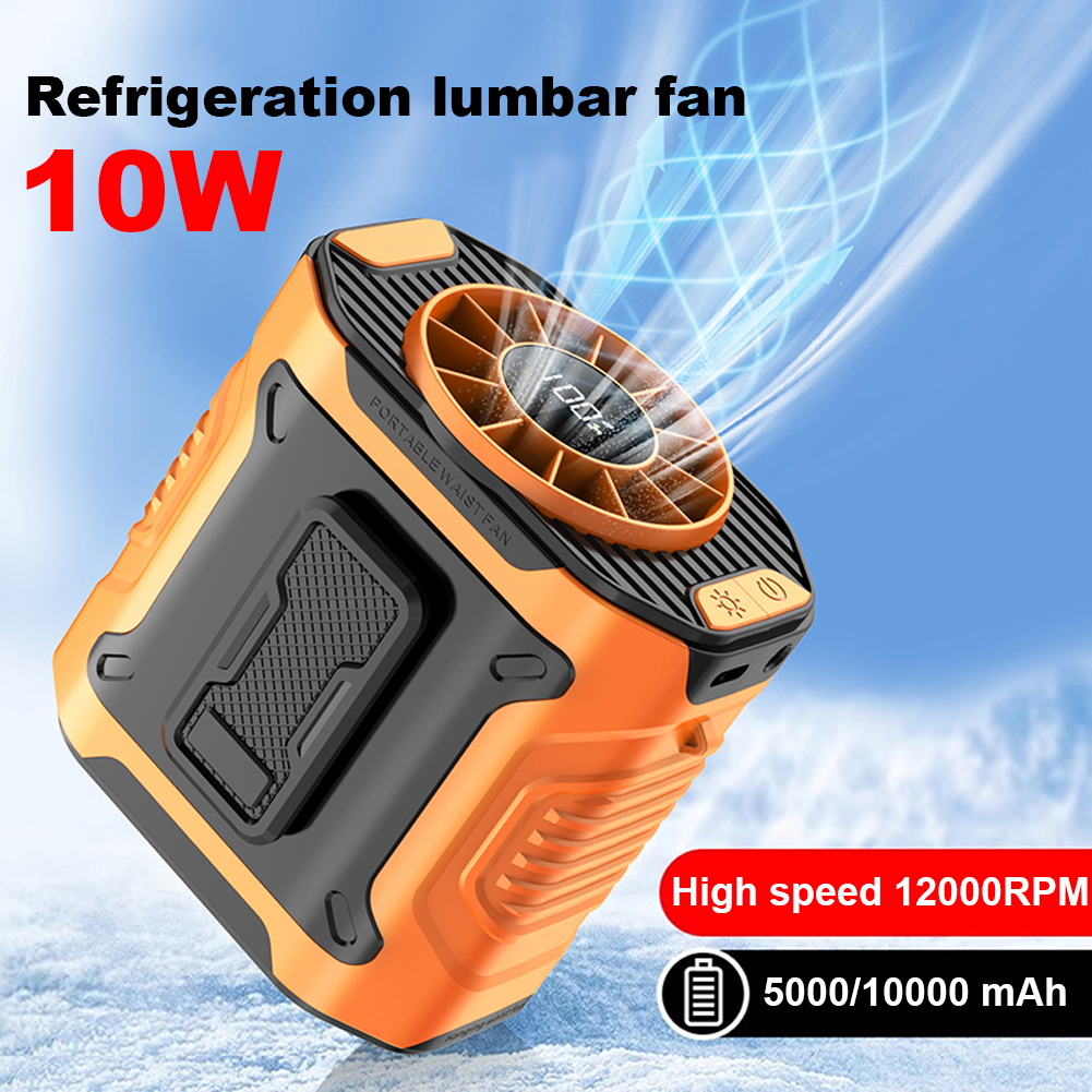 Mini Travel Wearable Waist Fan - Renewable Energy Sources ulasan dan harga