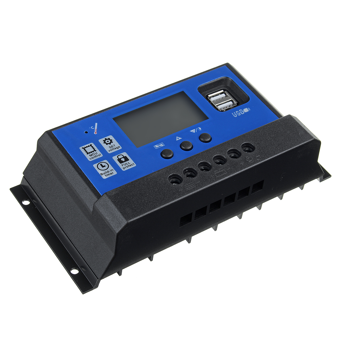 10/20/30/40/50/60/100A PWM Sol - Pwm Charge Controller ulasan dan harga
