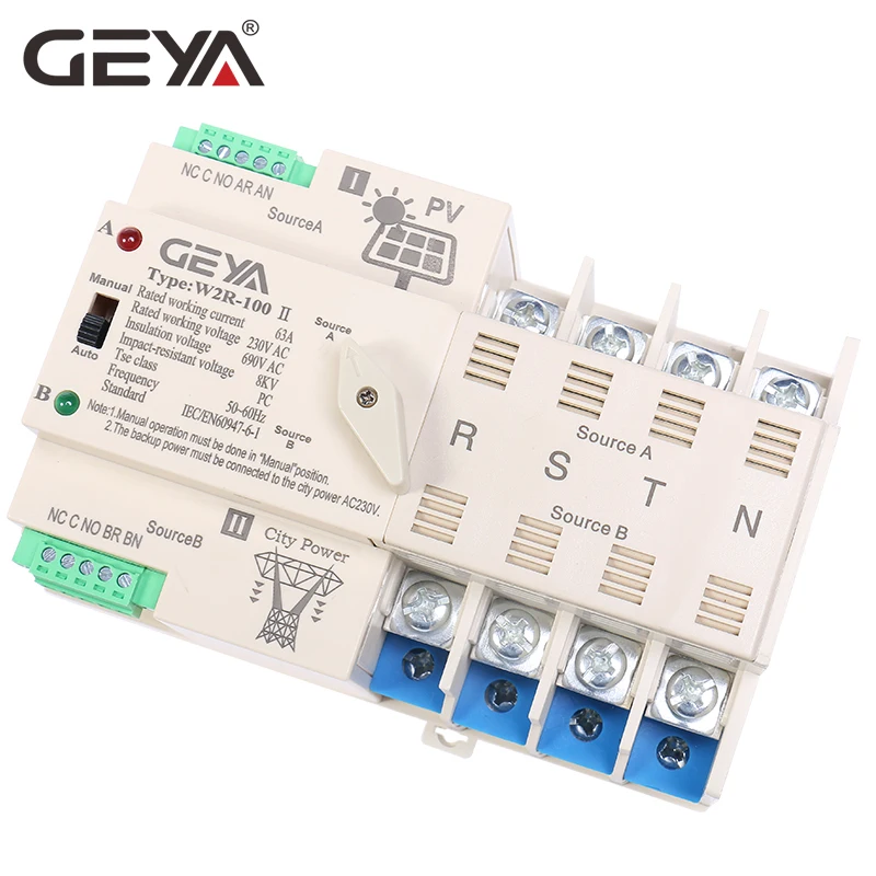 GEYA on-Grid Solar Power Autom - Din Rail Circuit Breaker ulasan dan harga