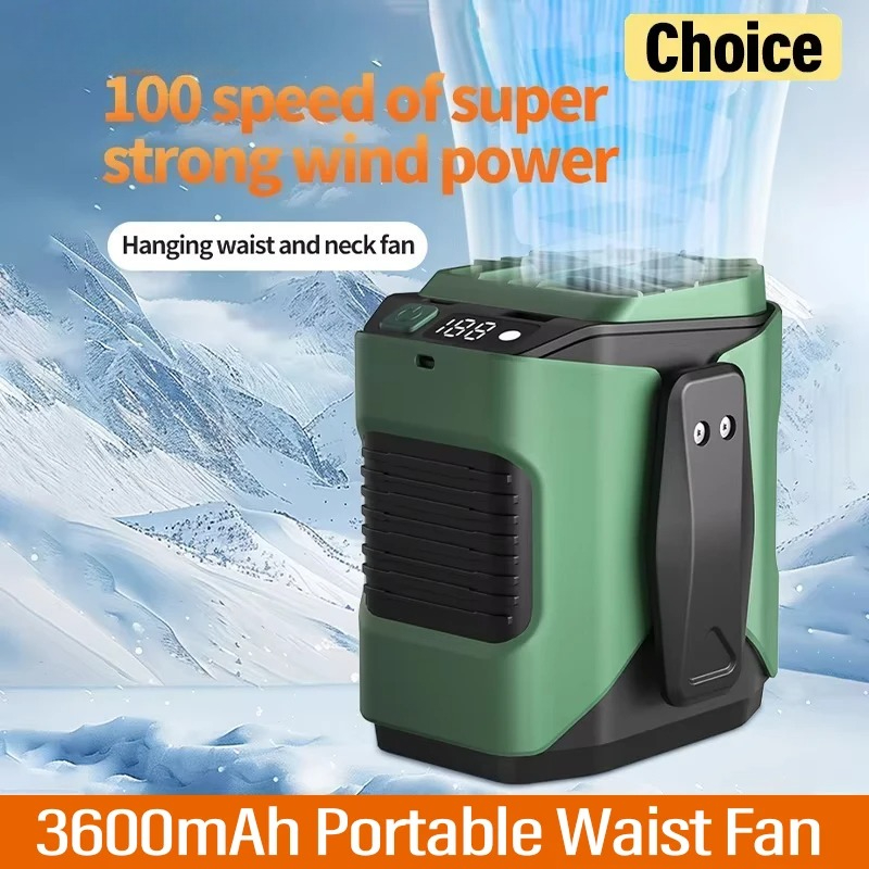 Rechargeable Waist Fan Portabl - Renewable Energy Sources ulasan dan harga