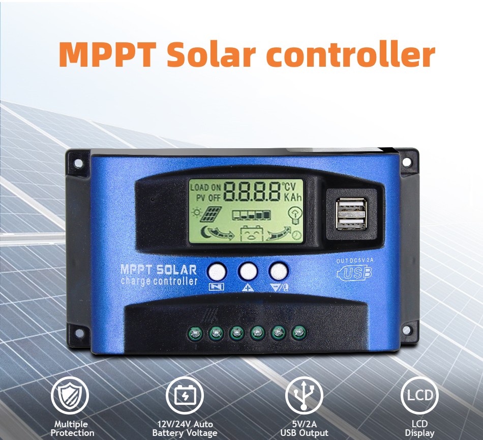 MPPT PWM 12V 24V Solar Charge  - Pwm Charge Controller ulasan dan harga